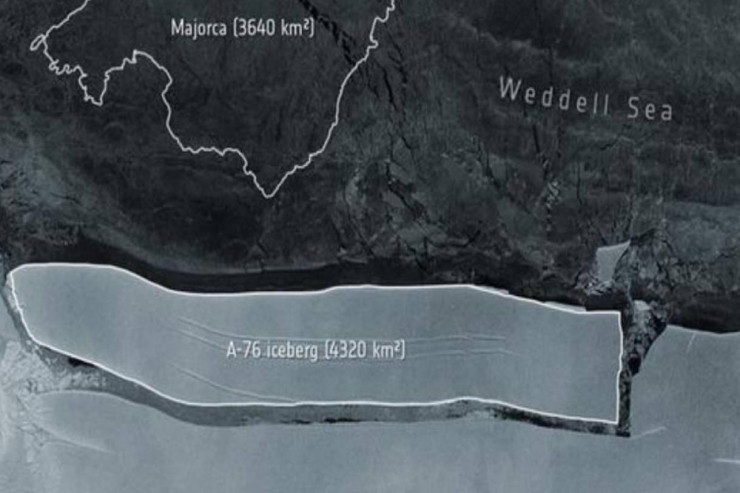 Dünyanın ən böyük aysberqi meydana gəldi