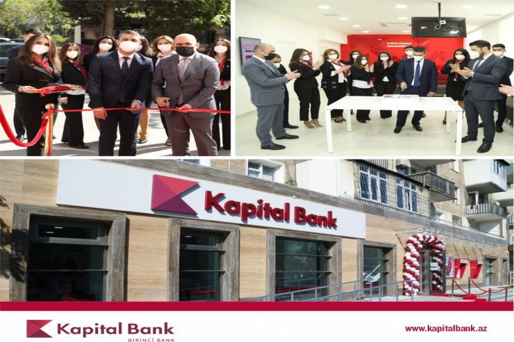 "Kapital Bank" yenilənən Nərimanov filialını istifadəyə verdi