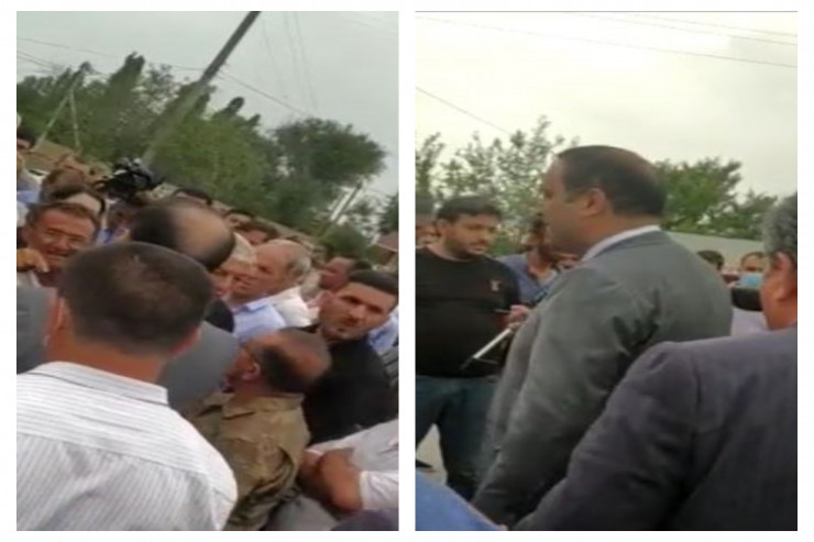 Beyləqanda Şahin ismayılov və seçicilər arasında insident