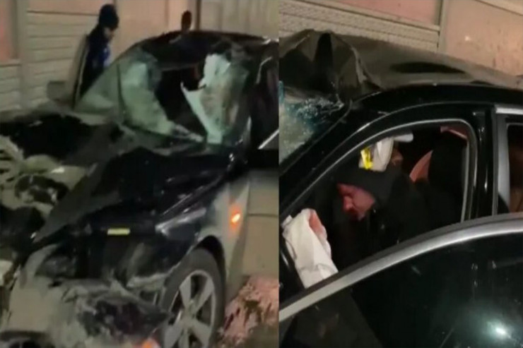 Sərxoş mayor  2 nəfəri öldürdü - VİDEO 