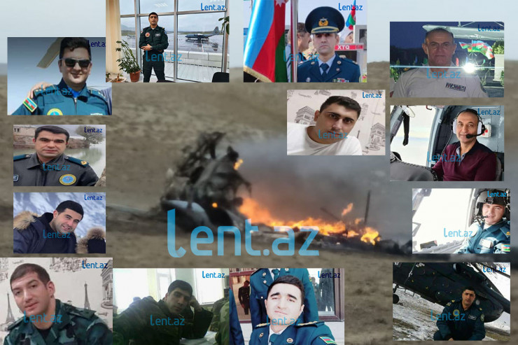 Helikopter qəzasında ölənlərin SİYAHISI 