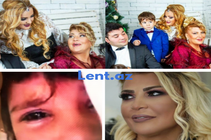 Əməkdar artist Mətanət İsgəndərli, gəlini, nəvələri, oğlu