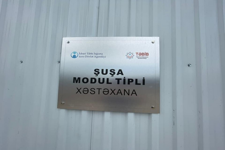 Şuşada ilk modul xəstəxana açıldı -  FOTOLENT 