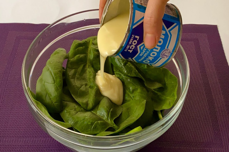 İspanağa qatılaşdırılmış süd qatın, nəticəni çox bəyənəcəksiniz- Lent.az-ın MƏTBƏXİ 