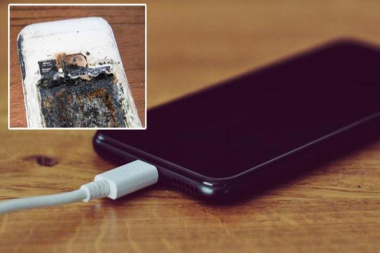 Telefon partladı, uşaq DİRİ-DİRİ YANDI  -  FOTO  