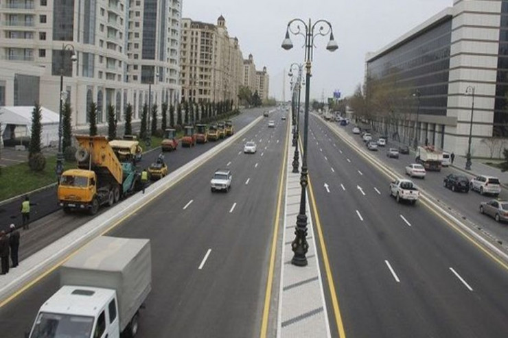 Bakının mərkəzi küçəsində hərəkət məhdudlaşdırılır