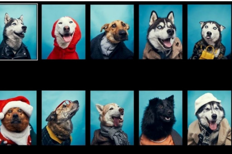 İtlərə insan paltarı geyindirdilər - Rusiyada UNİKAL AKSİYA 