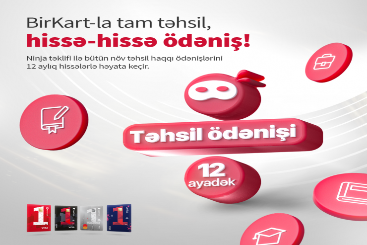 BirKart sahibləri təhsil haqlarını hissələrlə ödəyə bilərlər