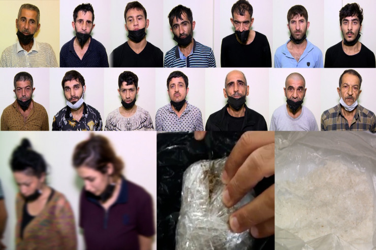 Narkotikə görə saxlanılan şəxslər