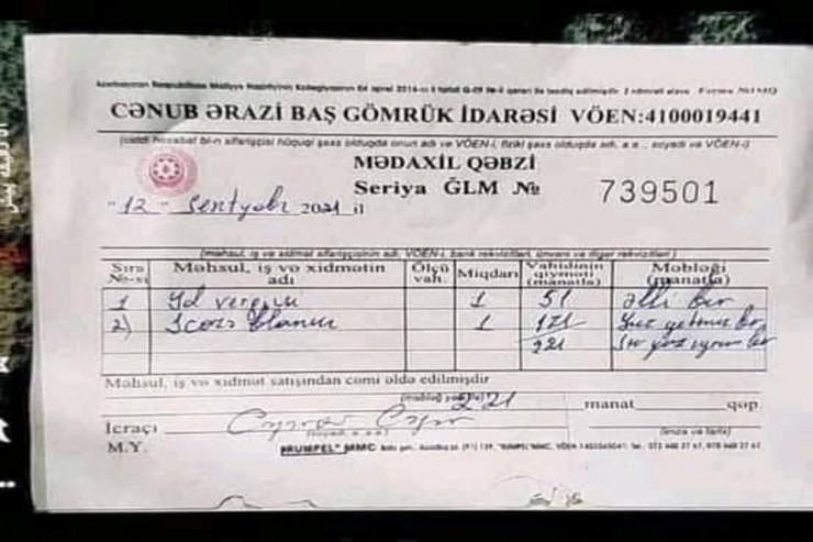 Gorus-Qafan yolunda İran maşınlarından rüsum alınıb? - RƏSMİ CAVAB 