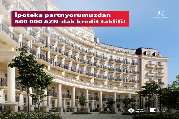 "Kapital Bank" illik 8%-dən başlayan sərfəli ipoteka krediti təklif edir