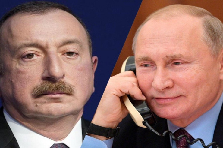 İlham Əliyev Putinlə  DANIŞDI 