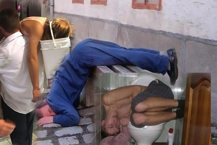 İçkinin yaratdığı "sənət əsərləri" - Sərxoşlar... -  FOTOLENT 