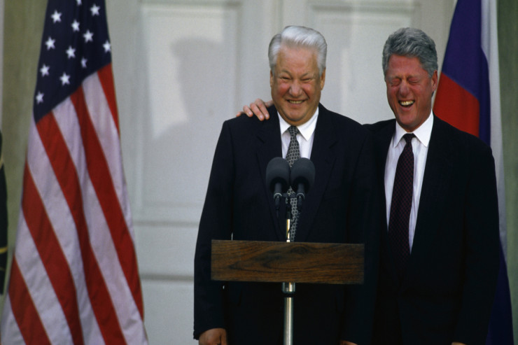 Boris Yeltsin və Bill Klinton