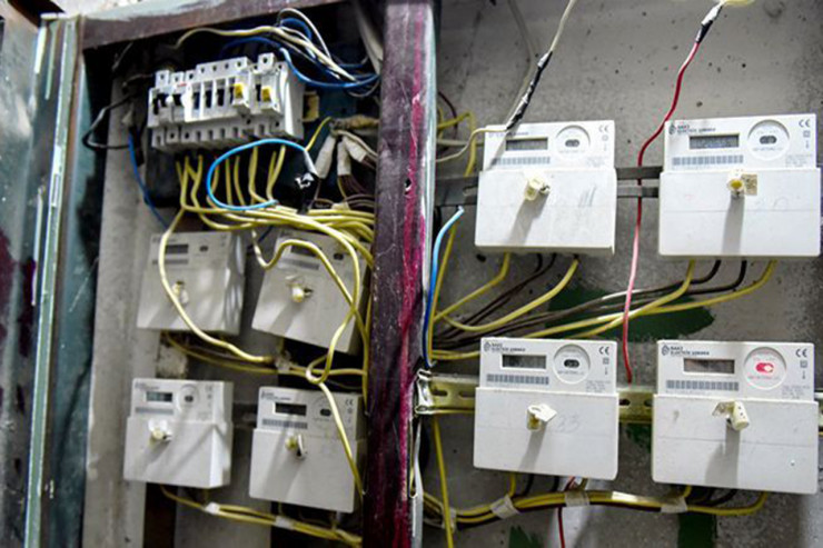 Bakıda binanın 40 sayğacı yandı