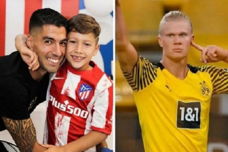 Haaland Suaresin oğluna hədiyyə göndərdi - FOTO 
