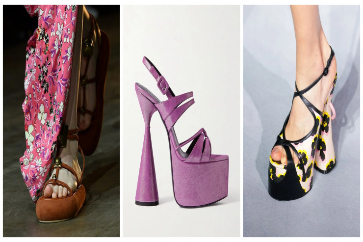 Sezonun yüksələn trendi:  Platforma dabanlar  