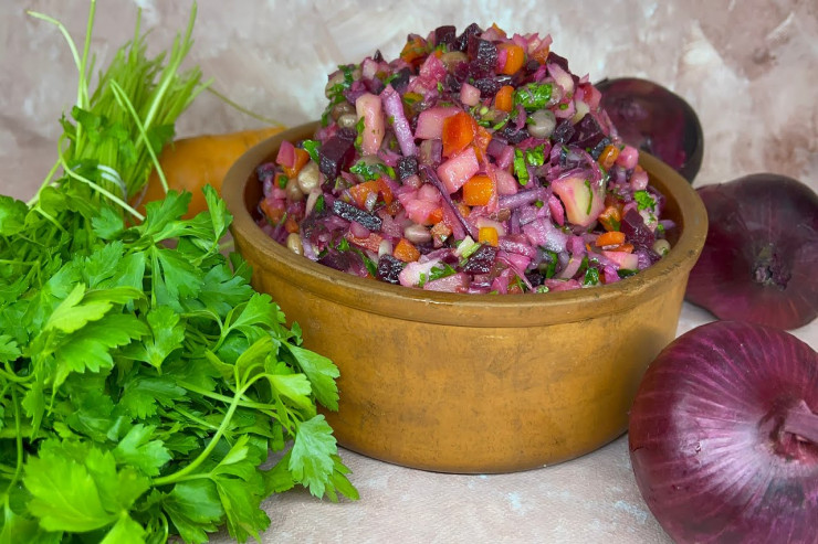 Vitaminli, doyumlu  və dadlı Vineqred salatı – Lent.az-ın MƏTBƏXİNDƏ  