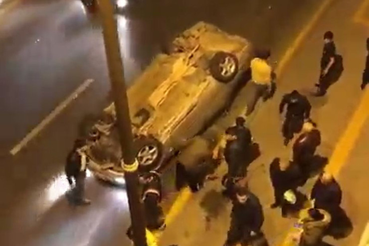 Qəza törədən maşın