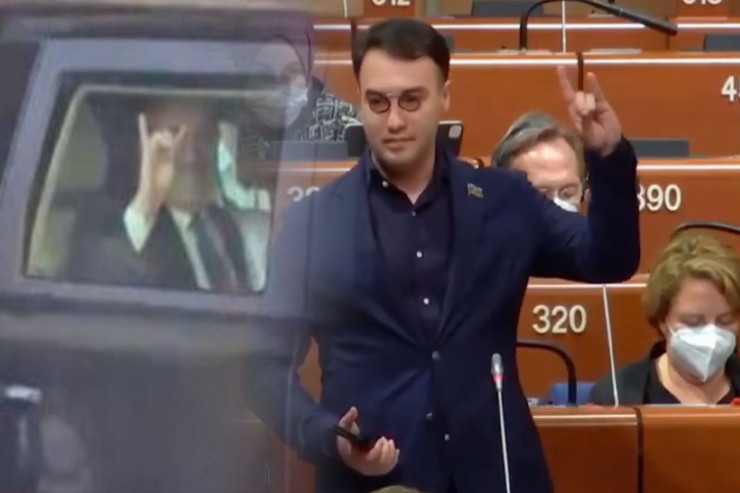 AŞPA-da "Bozqurd" işarəsi - Deputatımız Çavuşoğlunu belə DƏSTƏKLƏDİ  -VİDEO 