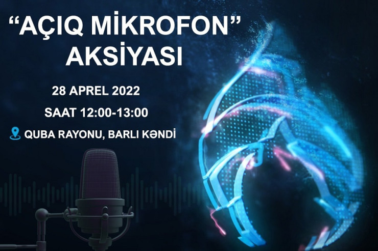 "Azəriqaz"ın növbəti "Açıq Mikrafon"u Qubada qurulacaq
