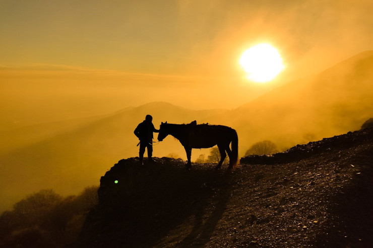 Zaqatala dağlarında daha bir turist İTDİ:  dalınca ayı düşüb...