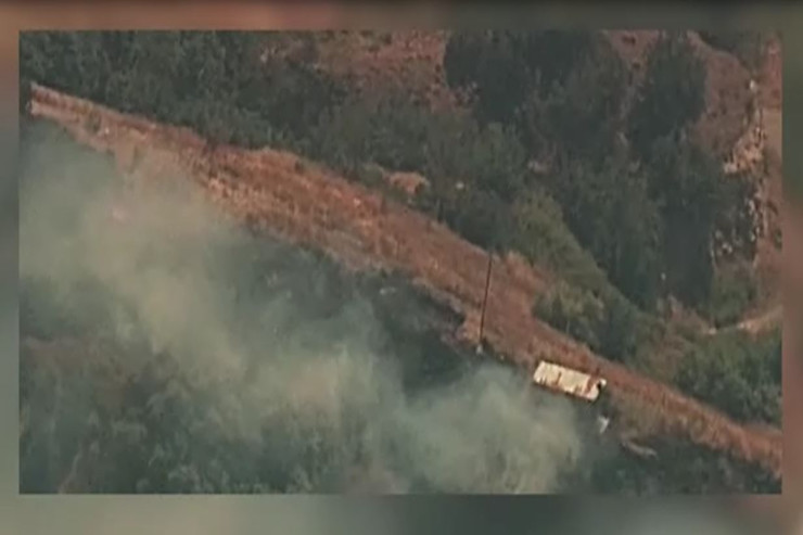 Ermənilər Laçını belə yandırdı - VİDEO 