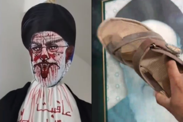 İranın dini liderlərini belə ƏLƏ SALDILAR  - VİDEO