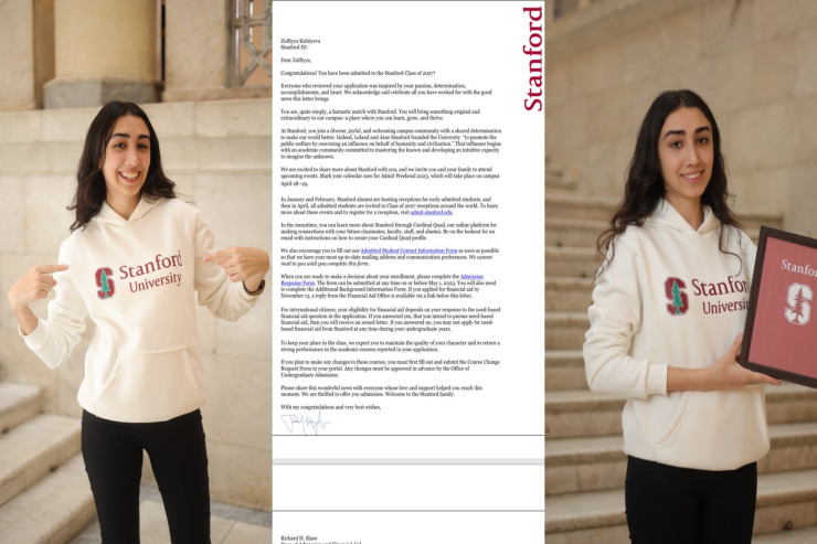 Xaçmazlı qız dünyanın ən məşhur universitetinə qəbul oldu: 145 min TƏQAÜD ALACAQ 