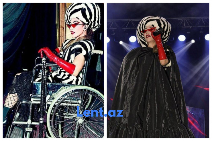 Tanınmış müğənni səhnəyə əlil arabasında çıxdı - FOTOLAR 