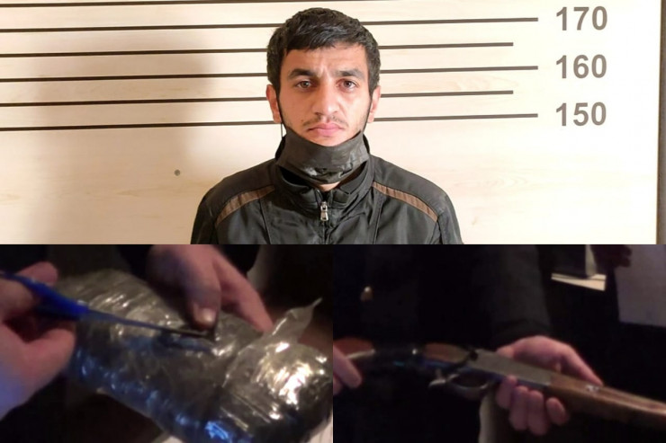 Saxlanılan şəxs və ələ keçirilən sübutlar