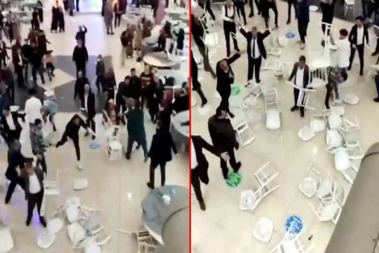 Toyda kütləvi dava : Gəlin qohumlarını məhkəməyə verdi - VİDEO 