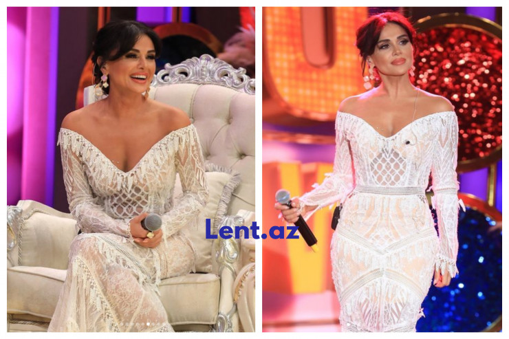 Günelin İbrahimin verilişinə geyindiyi paltarın QİYMƏTİ AÇIQLANDI  - FOTOLAR 