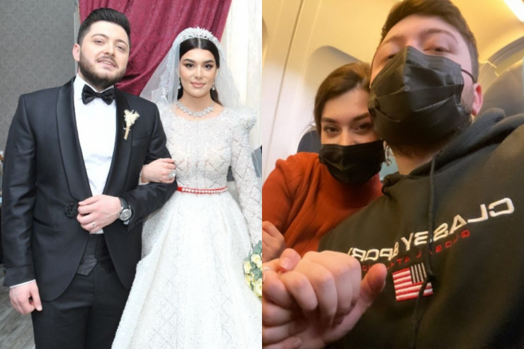 Toydan sonra Məşhəd ziyarətinə getdilər - FOTOLAR 