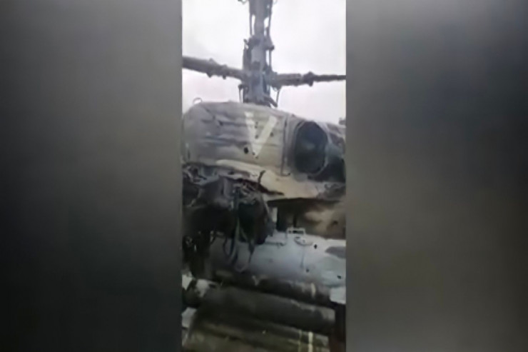 Rusiya helikopteri VURULDU  - VİDEO 