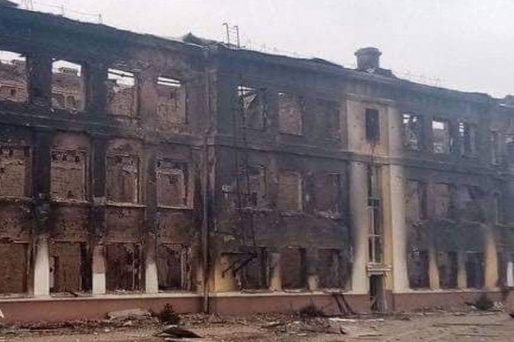 Xarkovda məktəbi BOMBALADILAR 