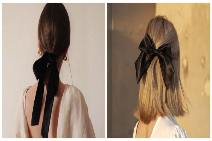 Saçlardakı QARA LENT  yenidən dəbdədir - FOTOLENT 