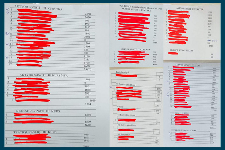 Təhsil haqqını ödəməyən tələbələrin siyahısı QALMAQAL YARATDI 