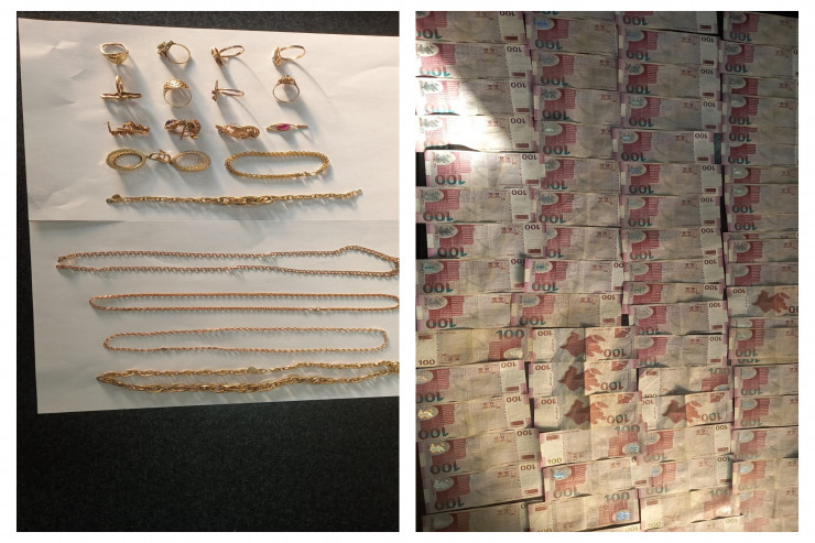 Oğurlanan qızıl və pullar