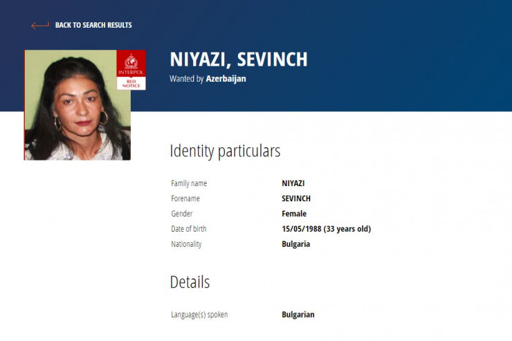 Axtarışa verilən qadın