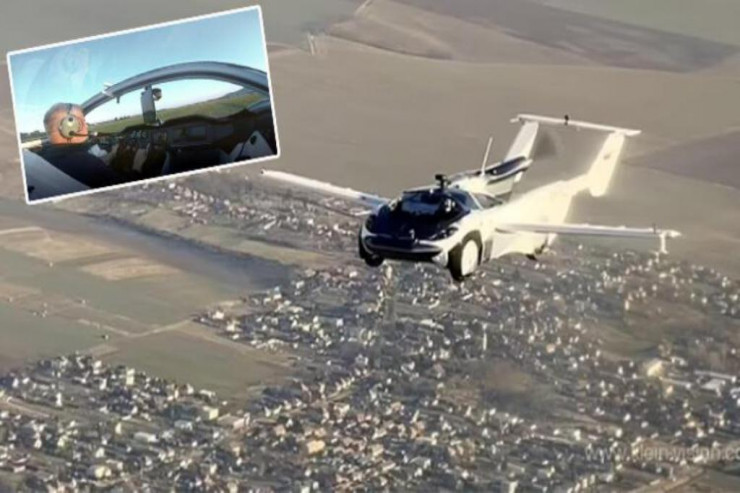  Uçan avtomobil   təsdiqləndi: saatda 200 kilometr... - FOTO 