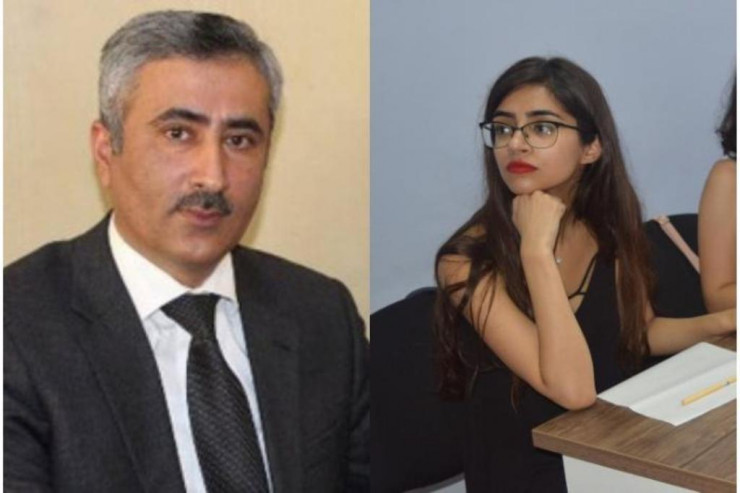 Fuad Qəhrəmanlı və qızı Sənay