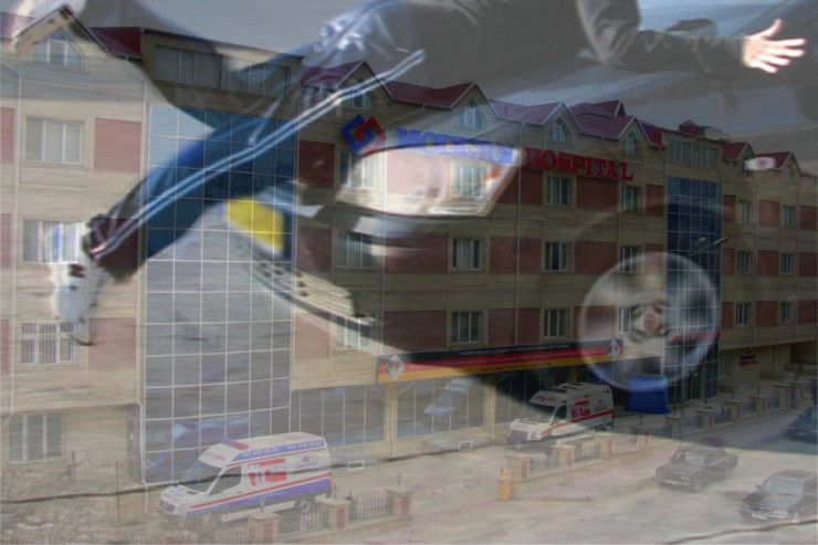 "Modern Hospital"ın qabağında vurulan piyada 15 dəqiqə sonra öldü