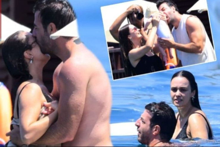 Bodrumda romantizm:  Məşhurları öpüşərkən çəkdilər - FOTO 