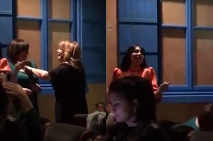 Oynayan müəllimlər və milli əxlaq polisləri - VİDEO 