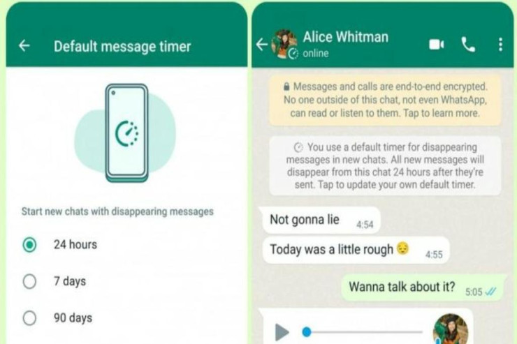 “Whatsapp”a yeni funksiya   gəldi: Mesajlar 24 saata... - VİDEO 
