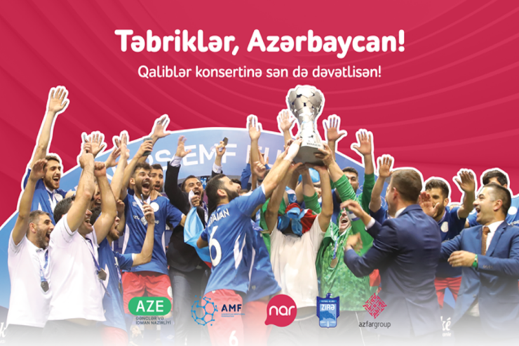 “Nar” minifutbol üzrə milli komandamızı təbrik edir® 
