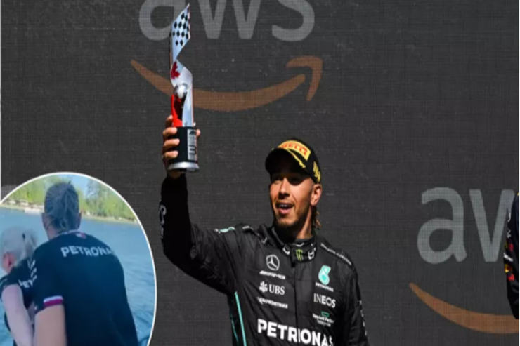 “Formula 1”in yeddiqat çempionu qızı çaya itələdi -  VİDEO 