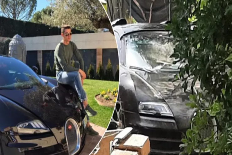 Ronaldonun 2 milyonluq maşını qəzaya uğradı