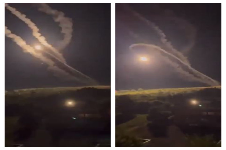 Rusların atdığı raket öz bazasını partlatdı - VİDEO 